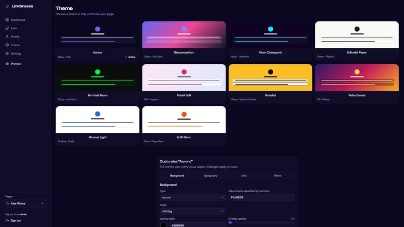 Theme picker